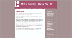 Desktop Screenshot of matrixtrainingassociates.com